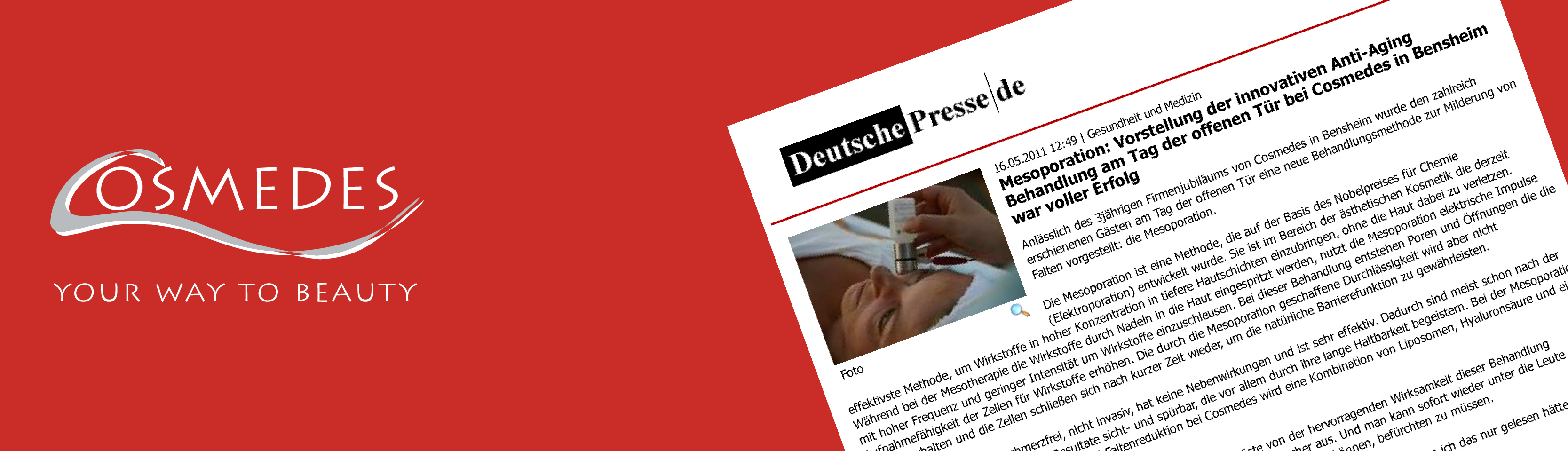 Banner Presse Deutsche Presse "Mesoporation"